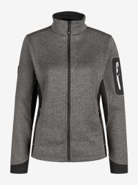 Damen Fleecejacke Marieke anthrazit-schwarz